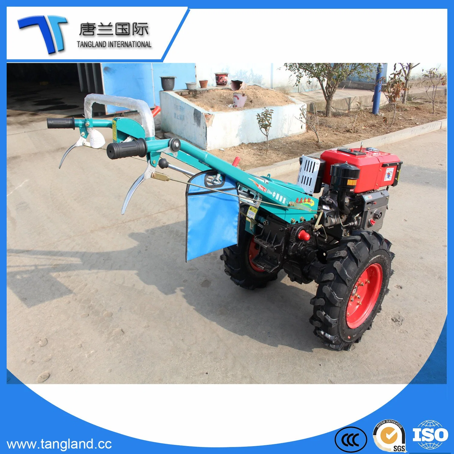 Agricultural Hand Power Tiller Walking Tractor