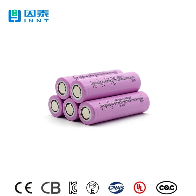 18650 18650 Batería 2500mAh 25p 18650 Batería recargable de iones de litio Baterías Power Tool