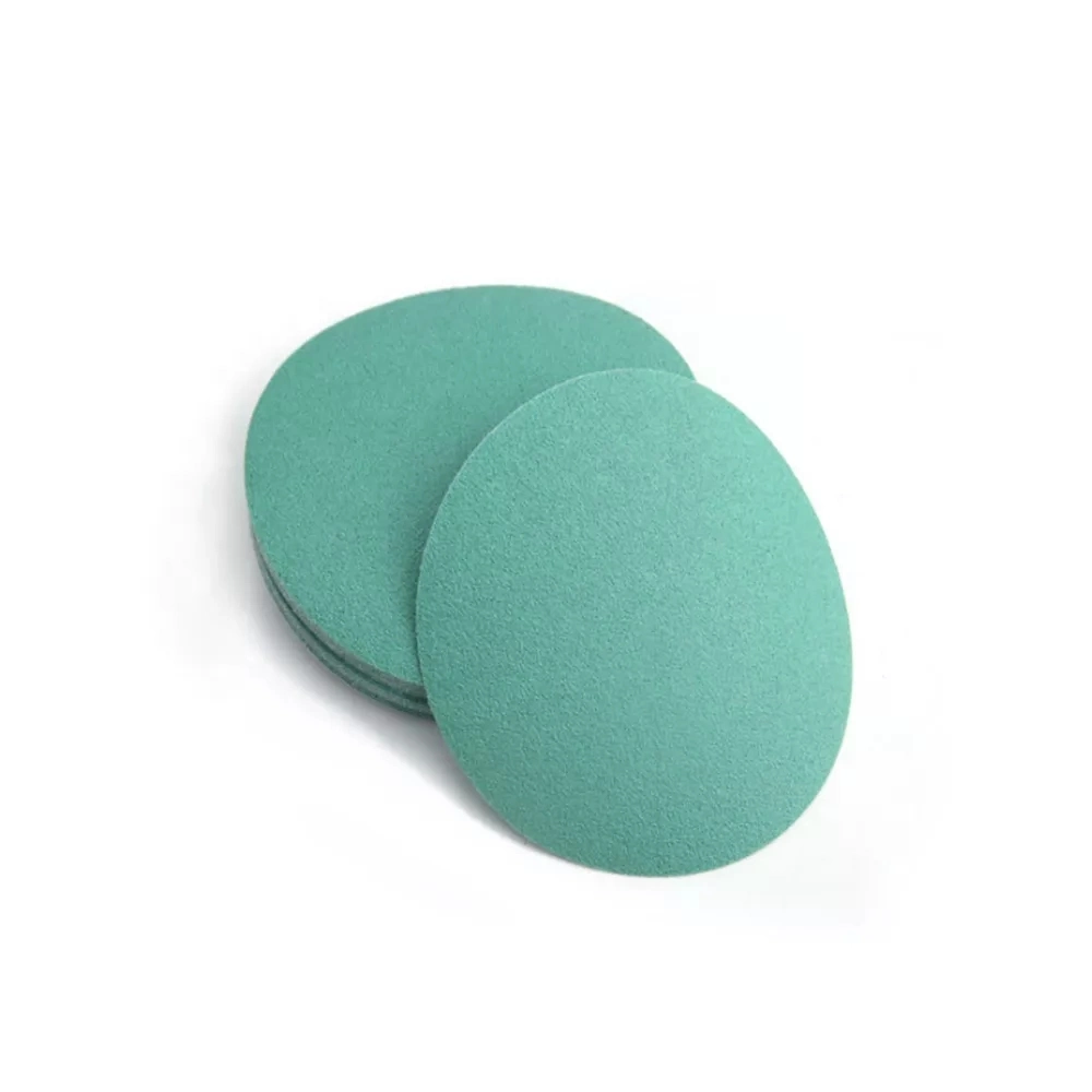 5inch 125mm Green Polyester Film Polishing Disc Sandpaper Dry and Water Sandpaper 125mm