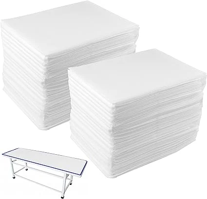 Disposable Massage Table Sheets Waterproof Bed Covers - Sanitary Flat Sheets, Salon, SPA