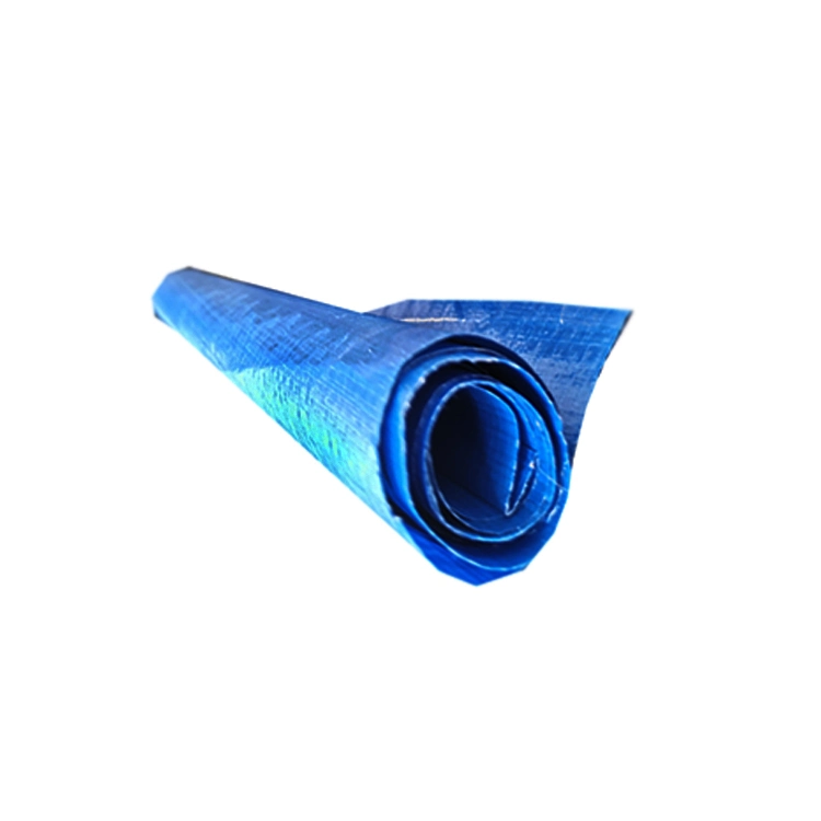 Promotional Fire Resistant Blue Orange Waterproof Plastic PE Tarpaulins