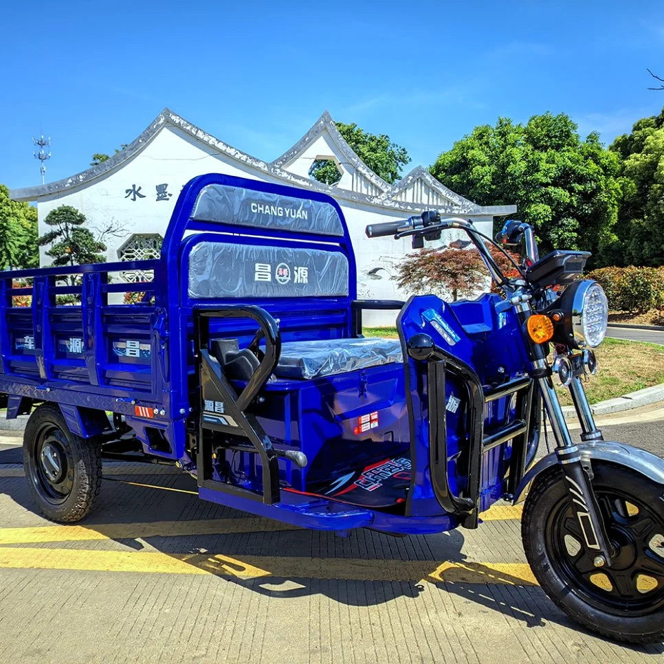 CY Mini entrega de cuerpo abierto Tricycle camión de basura eléctrico En corta y media distancia