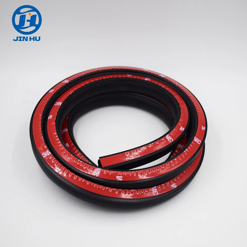 D Shape Weatherstrip Car Door Seal Strip EPDM Foam Rubber Waterproof Trim Sound Insulation Soundproof Strip 3m Adhesive