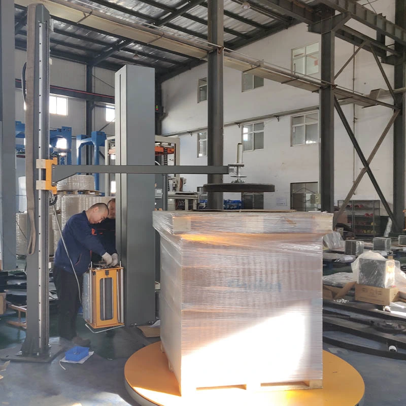 Pallet Winding Strapping Stretch Film Wrap Pallet Wrapping Machine