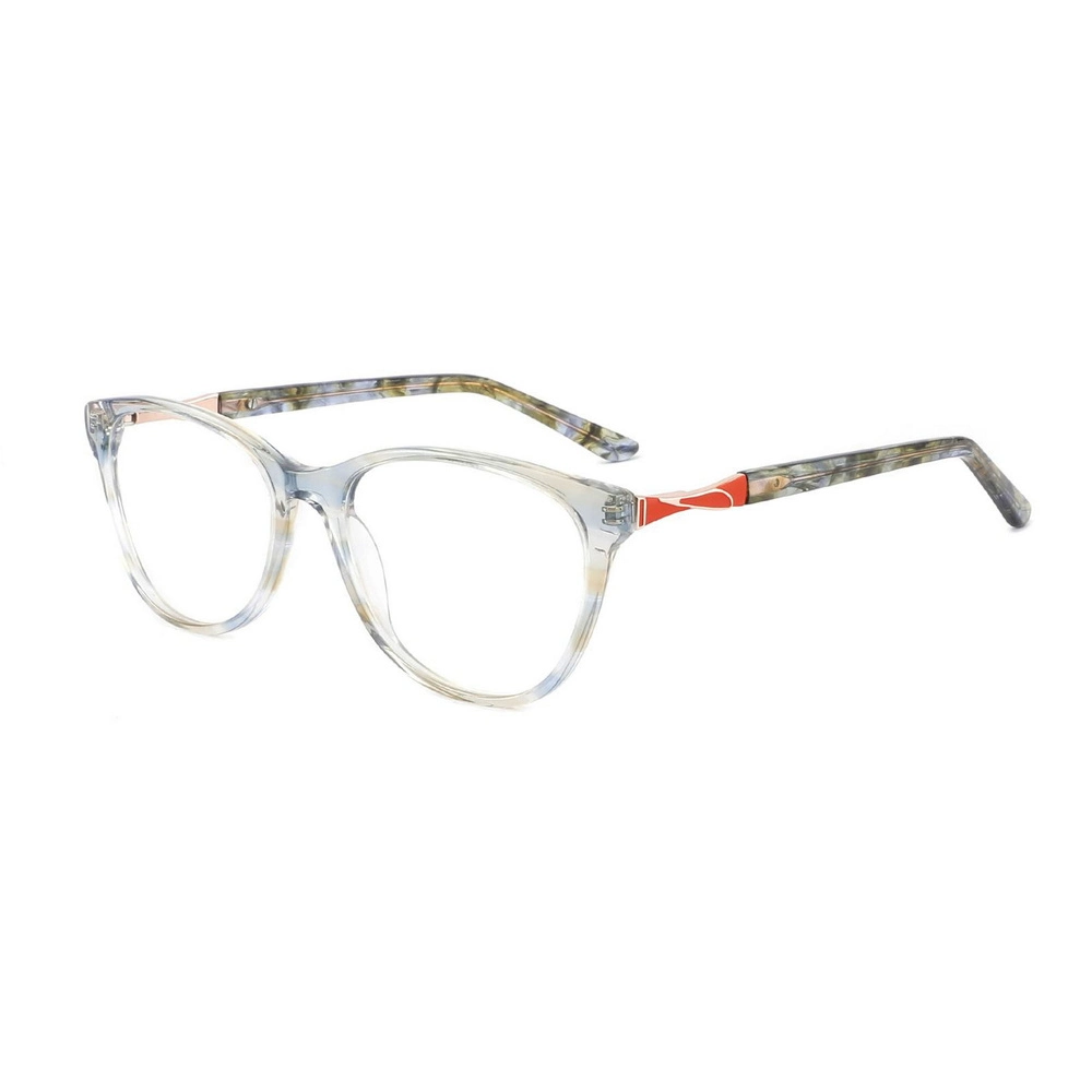 Unique Design Square Shape Speckles Optical Eyeglasses Acetate Glasses for Ladies Colorful Eyeglasses Wholesale/Supplier