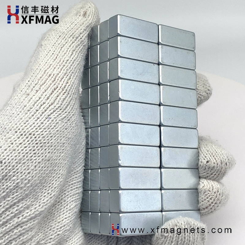 Rare Earth Permanent Magnet N45 Nickel Coated Block Neodymium Magnet Magnetic Product