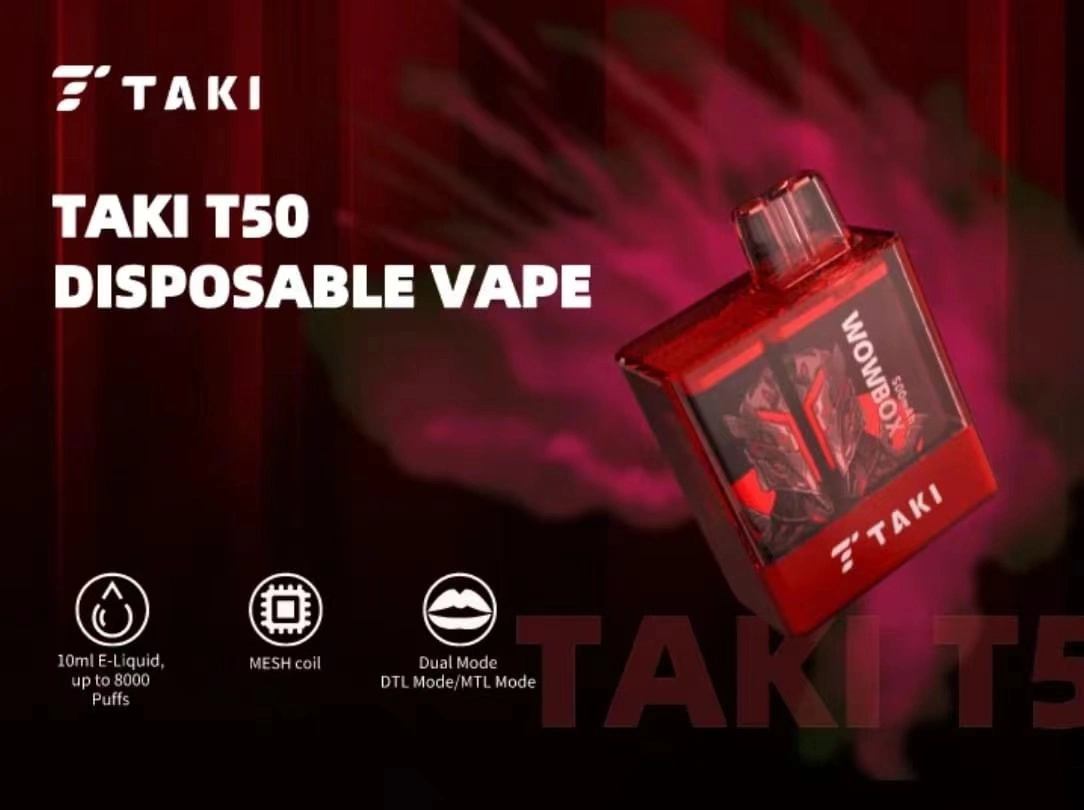 China Factory E-Cig Wholesable I Vape Vaporizer Taki 8000 Puffs Bar Vape Pen Disposable Electronic Cigarette