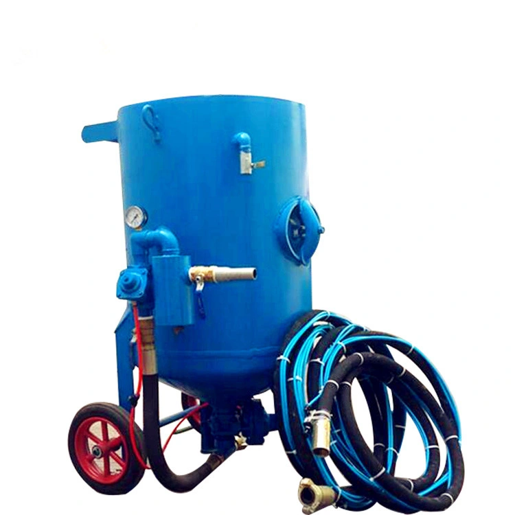 Mobile Trailer Industrial Sand Blasting Cleaning Machine