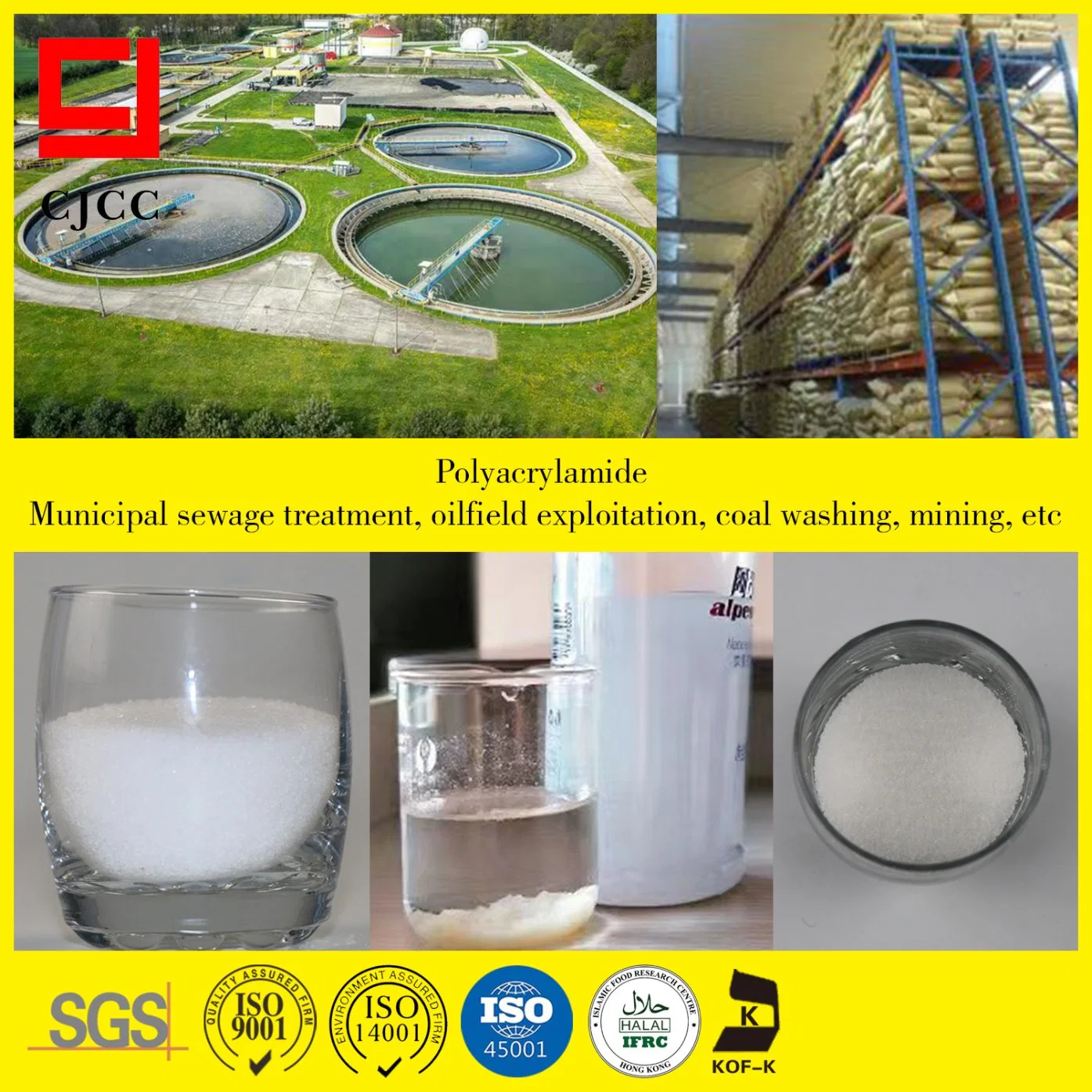 Drilling Fluid Additive-Flocculant Polyacrylamide Polymerfor Sewage Water