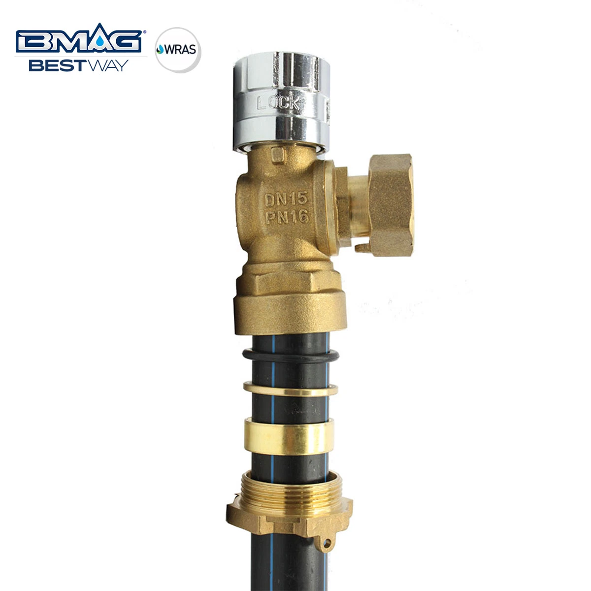 Cw617n Dzr Brass Inviolable Magnetic Lockable Ball Valve