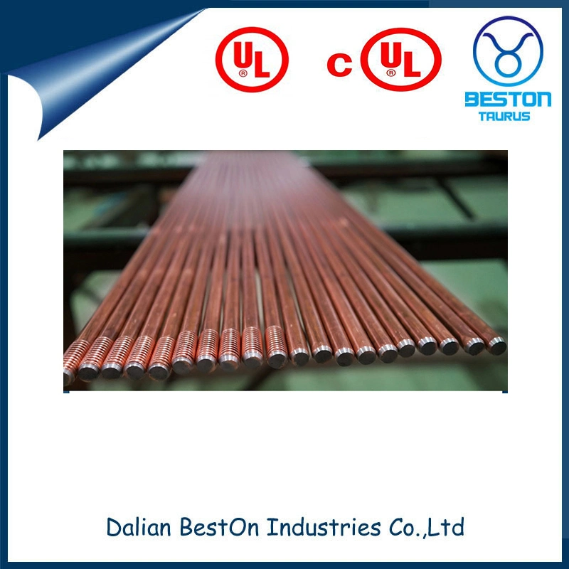 Dalian Beston High quality/High cost performance  Copper Ground Rod Low Price Ground Rod China 3mm-800mm Diameter Ground Rod Manufacturing Sample Available Brass Ground Rod