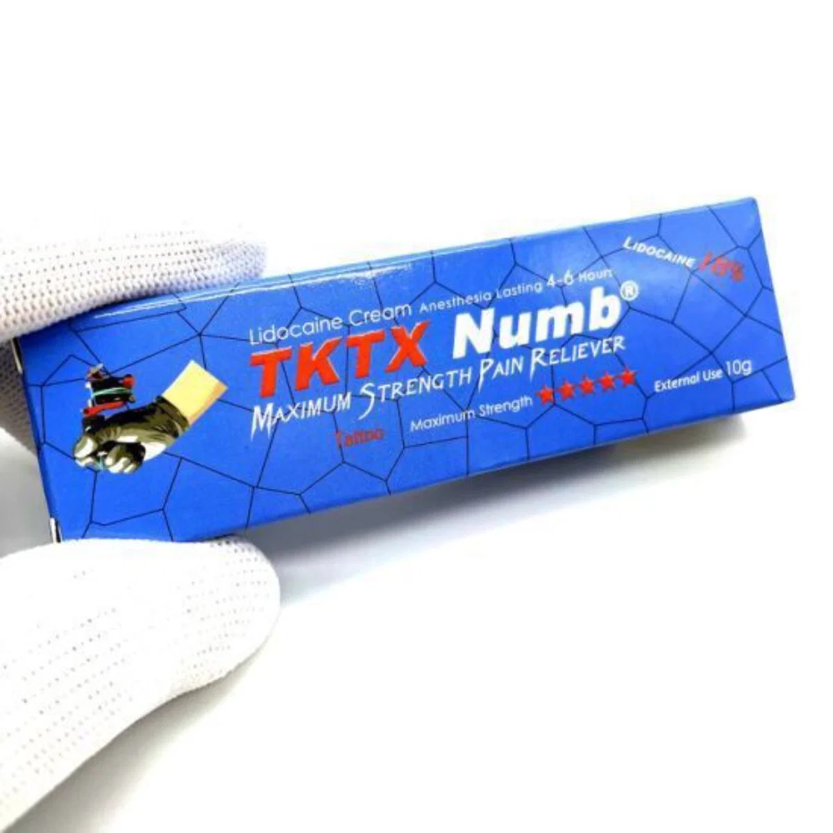 Novo tubo de plástico anestésico Tktx 75% numerando ttoo creme Micro Composição permanente numbing creme Tattoo fornecimento