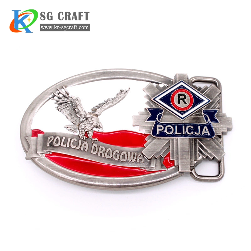 Factory Supplier Metal Belt Buckle with Pattern Shoes/Garment/Fashion Accessories