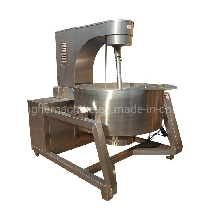 Automatic Tilting Jacketed Kettle/Gas Jacketed Cooking Wok/Planetary Stirring Pot with Agitators