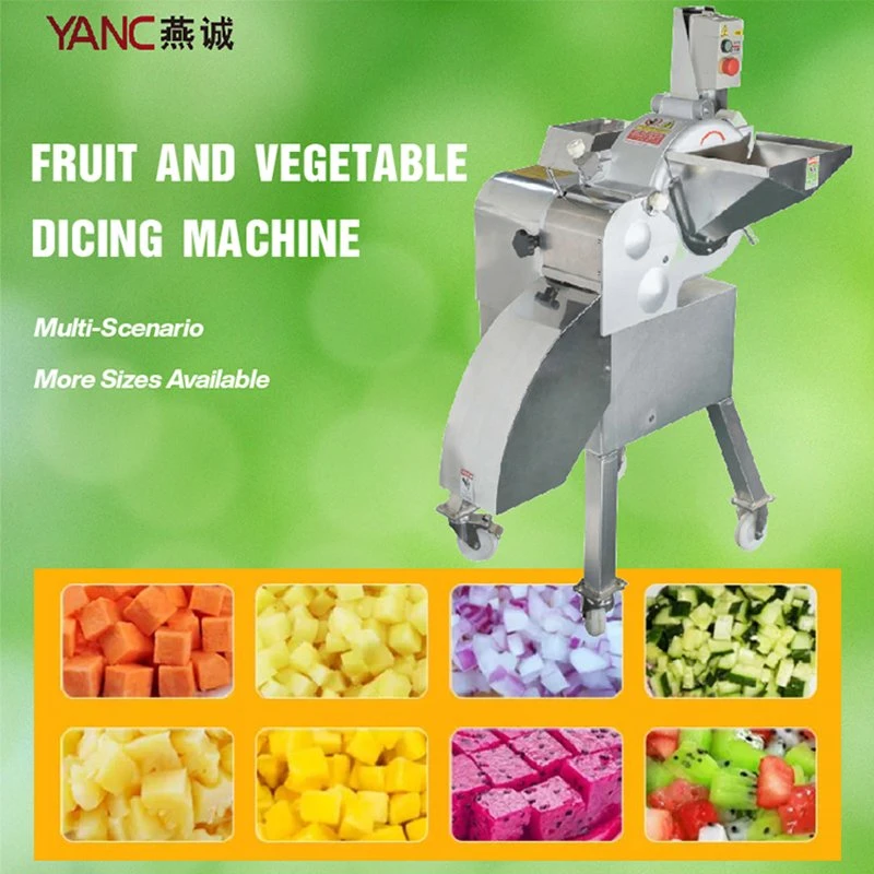 Tomate/oignon/pomme de terre/carotte/pomme/ananas machine à découper les cubes/machine à découper les fruits végétaux