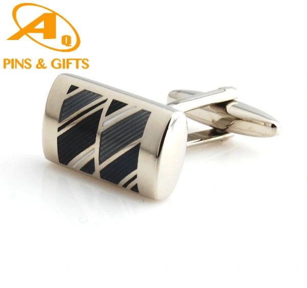 SGS BSCI Factary Camiseta estancias Collar de acero inoxidable accesorios de embalaje de venta caliente Cufflink