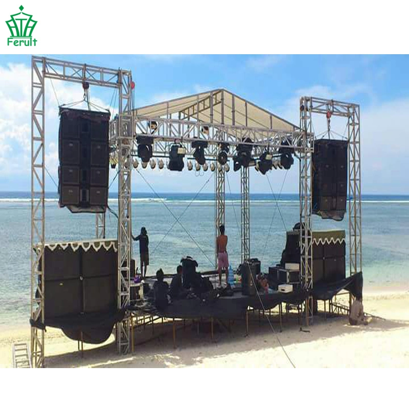 Concert Show Aluminum Fast Set up Stage Frame Lighting Truss