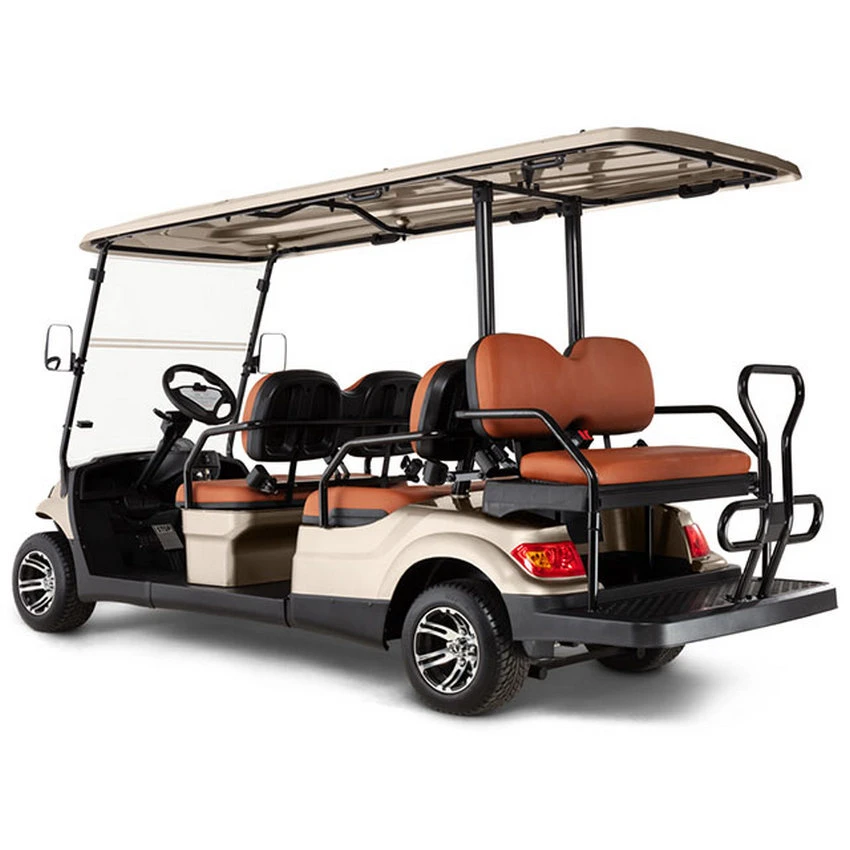 Golf Car Electric Buggy ISO Certificado 6 asientos Go Kart