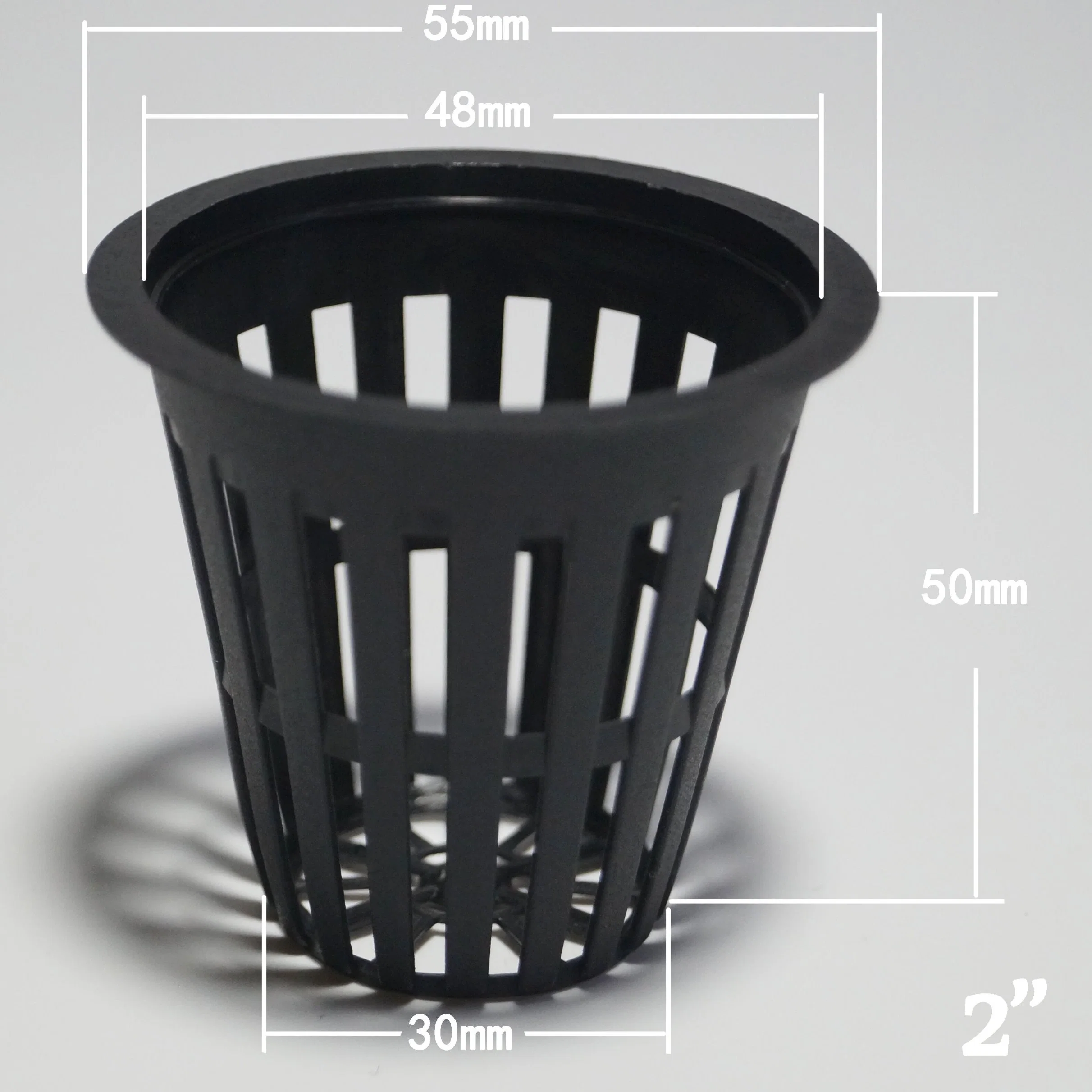 Plastic Net Pot Hydroponic Soilless Cuture Mesh Cup 2 3 4 Inches