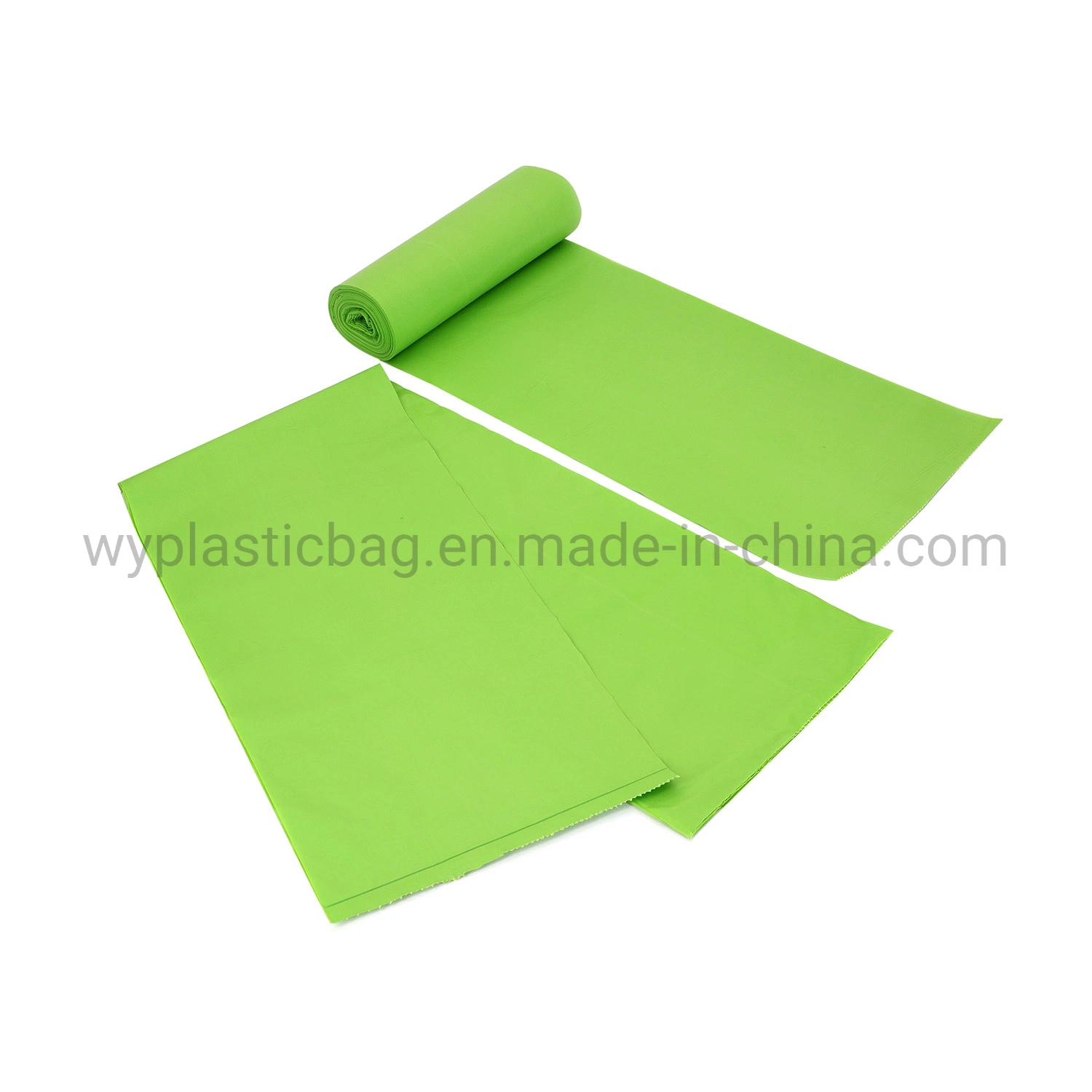 Manufacturer Heavy Duty Black Eco Friendly HDPE Plastic 100% Biodegradable Garbage