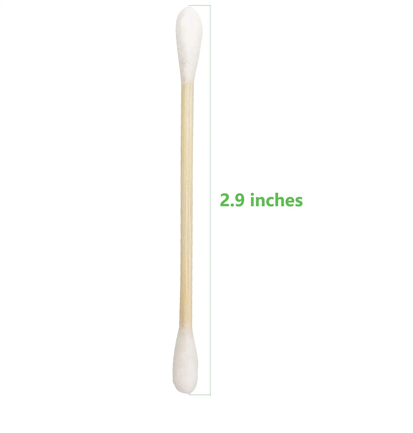 Long Micro for Kids Cosmetic Swab Holder Bamboo Cotton Swabs