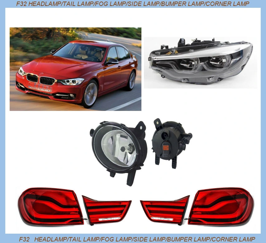 for BMW F30 Angel Eye /LED Headlight /Tail Light /Fog Light /Side Light /Bumper Light /Corner Light