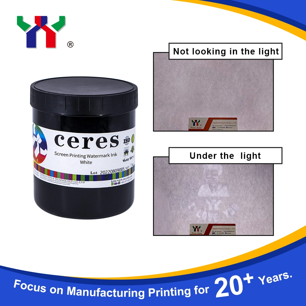 Offset/Screen Printing Watermark Ink, Black and White Color