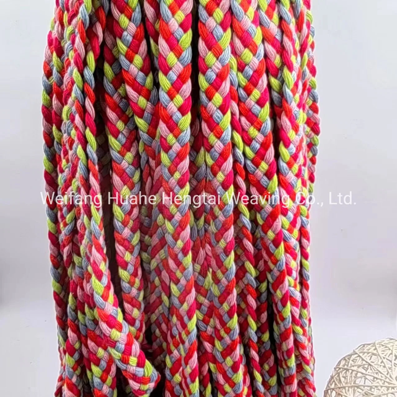 Wholesale/Supplier High-Quality Colored Braided Rope Clothing Accessories