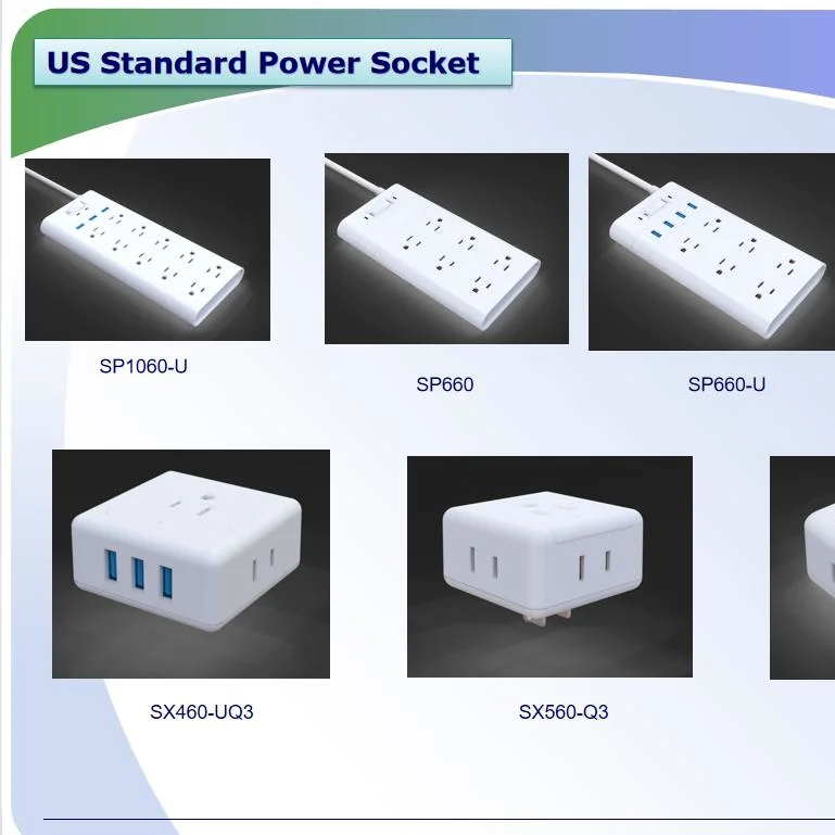 German and European Standard Four Position Lightning Protection Socket