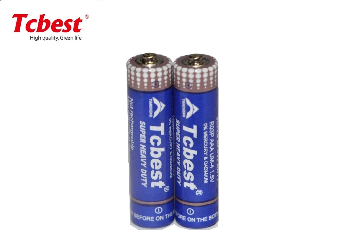 Non Rechargeable Battery Primary AA Battery R6p 1.5V Carbon Zinc Dry Battery