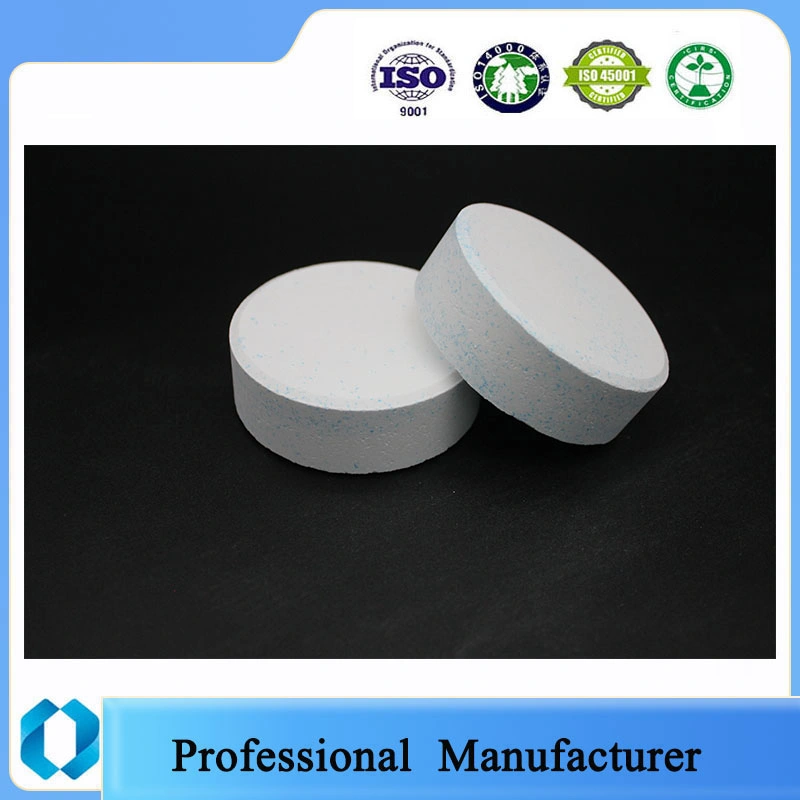 Pool Chlorine Tablet 200g multifunción TCCA 90% CAS 87-90-1