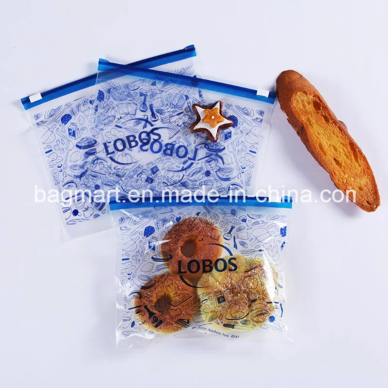 Color Printed Customized Dsigan Plastic Slider Packaging Bag, with Anti-Bacteria Additive