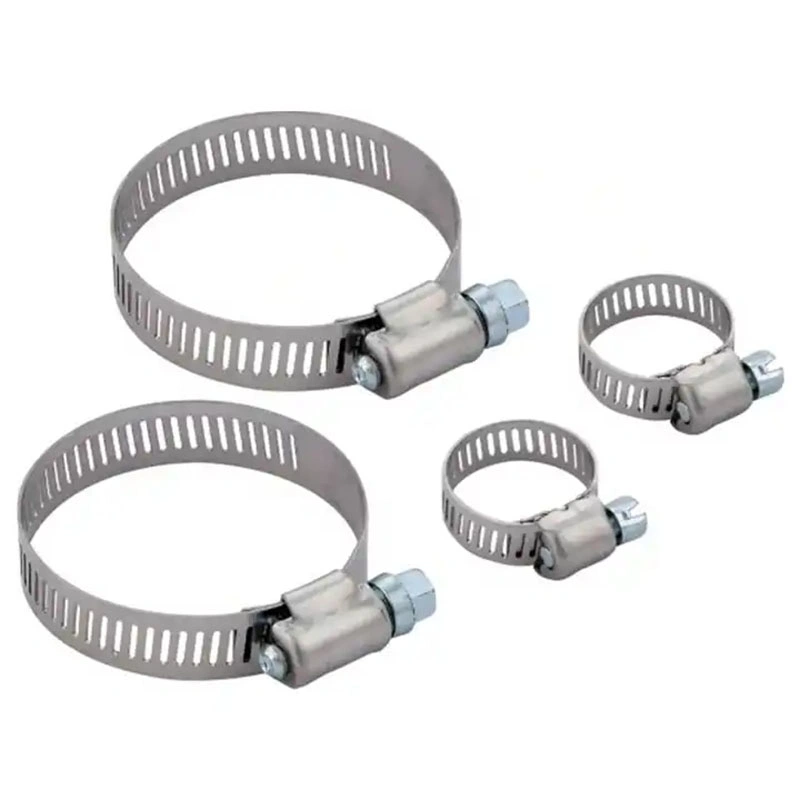 Produced by Chinese Manufacturers DIN 3017 Stainless Steel Heavy-Duty Worm Gear Drive Pipe Clamp Hose Clamp