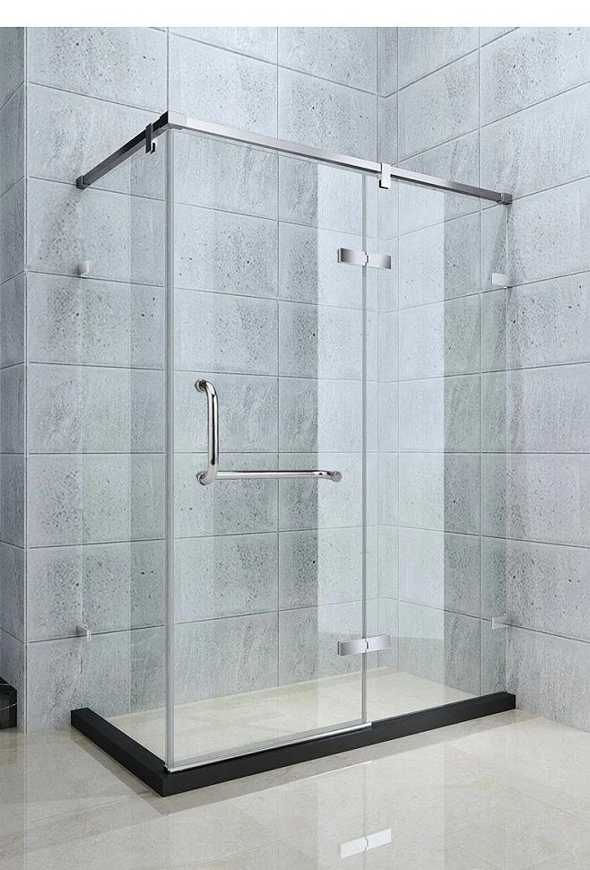 Aluminium Shower Room Cabin Sliding Glass Door Quadrant Shower Enclosure
