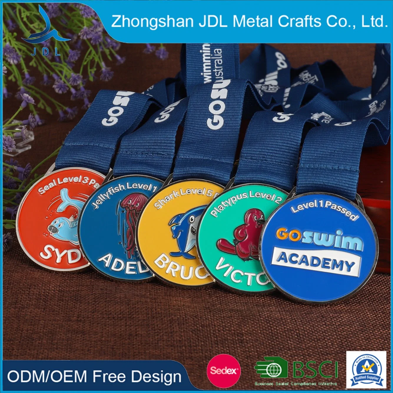 Wholesale/Supplier 2021 Sports Custom Metal Medal in USA for Souvenir Factory Supply Custom Metal Korea Souvenir Medals for Sports (335)