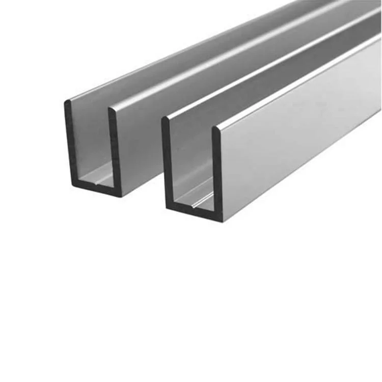 Aluminium extrudé profils U Channel Canal en forme de U pour LED léger en alliage de qualité supérieure décorative fente U Profil en aluminium