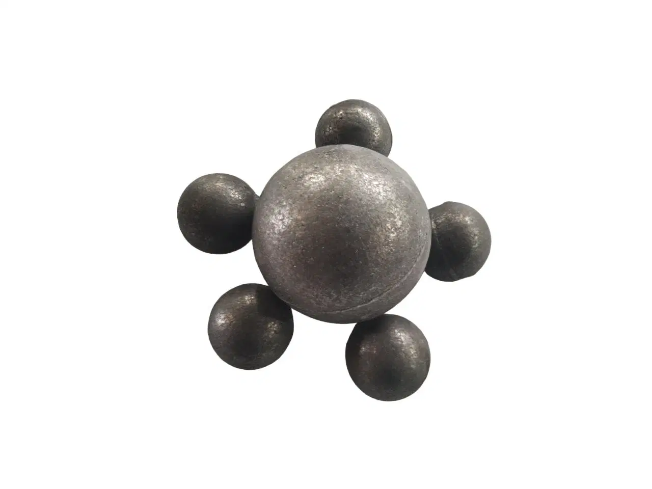 Bola de acero de molienda de mineral de hierro de fundición de cromo bajo para cemento Planta