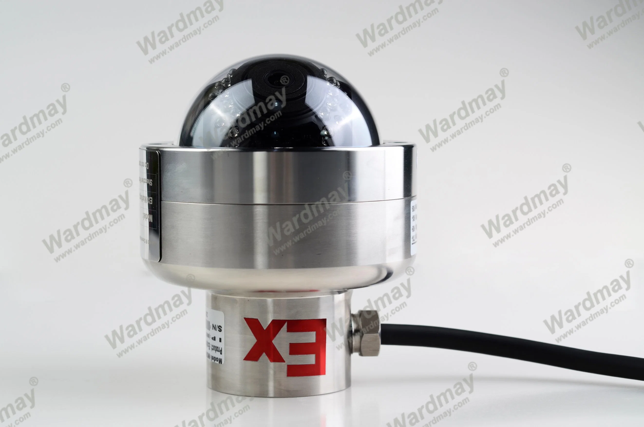 304/316 Acier inoxydable Marine Station-service Pétrole Explosion-Proof IR Dome Mini Caméra IP