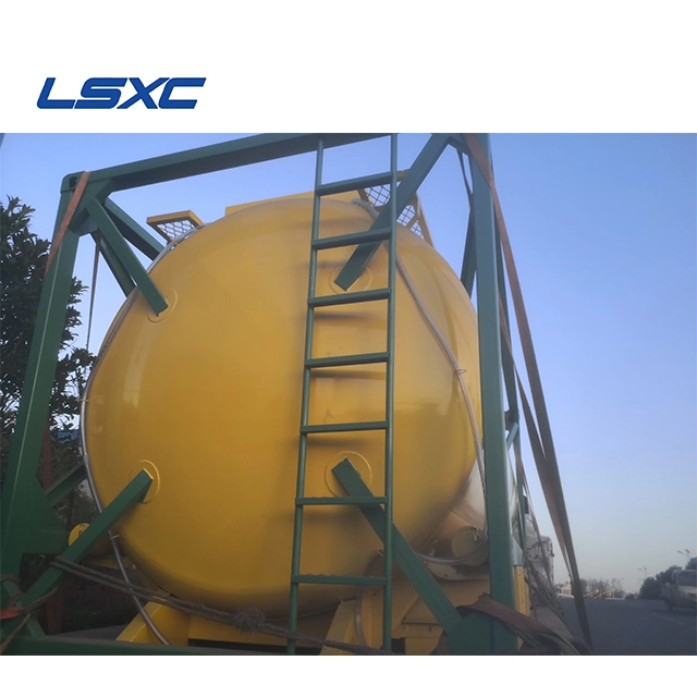 20ft Wassertank Lebensmitteltauglicher Standard Edelstahl ISO Tank Behälter
