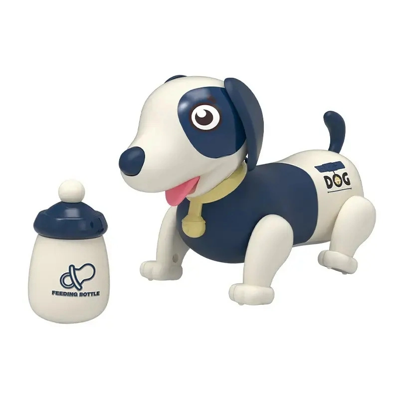 Горячие продажи Новые 2023 Cartoon Dog Toys Smart Cartoon Electric Собака игрушка Dachshund Cartoon Dog для детей Рождественский подарок