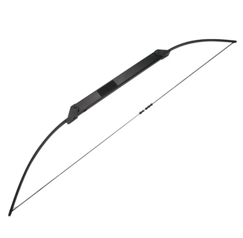 Black 55" de longueur de pliage 30-50lbs Portable puissant Takedown tir en alliage de Bow Bow pour la chasse ou le tir sur cible Mettre en place chaque corps