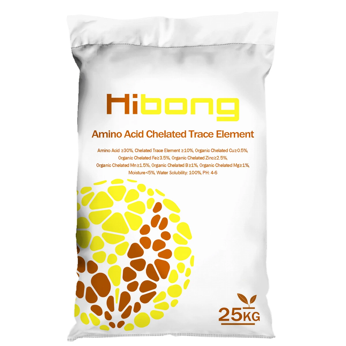 Hibong Soluble en agua con el aminoácido traza quelatados Elment fertilizantes orgánicos planta verde