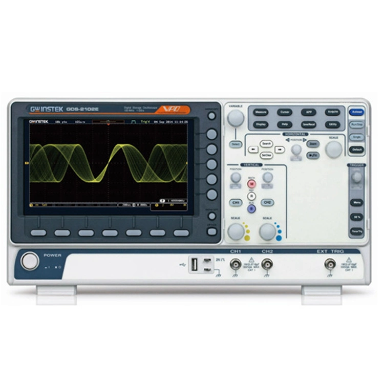 Gwinstek Oscilloscope Mdo-2202ex Mdo-2204ex Dual Channel Built-in Spectrum Analyzer