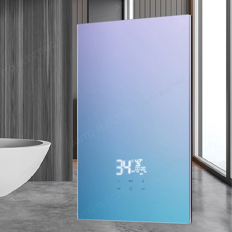 Bon prix salle de bain à température réglable murale Tankless chauffe-eau électrique instantané