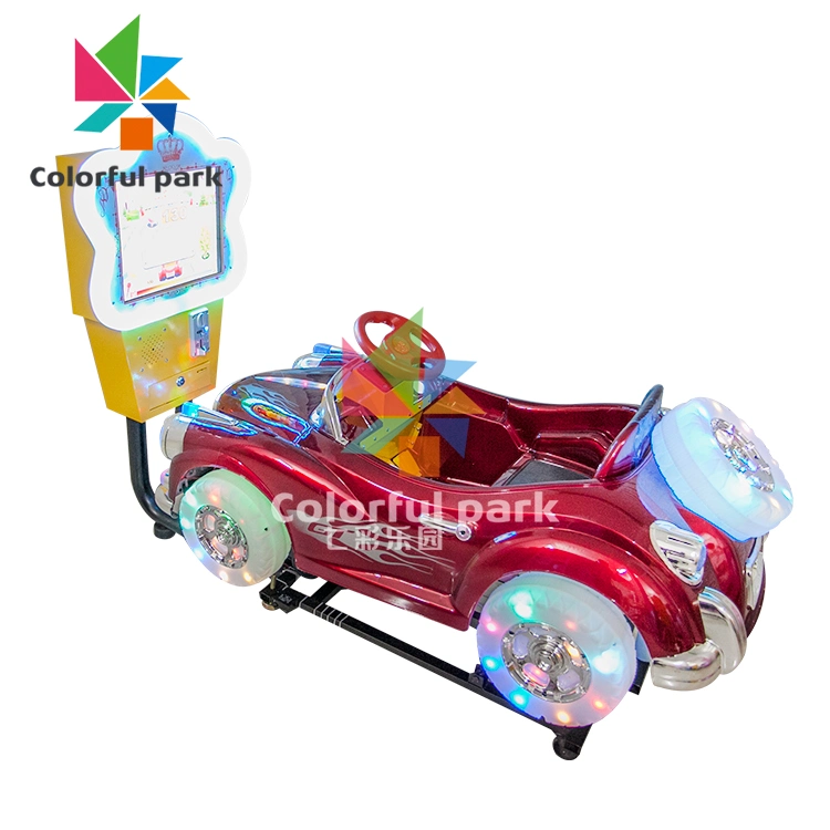 Colorful Park Electronic Simulator Children Riding Arcade Kids LCD Bubble Car