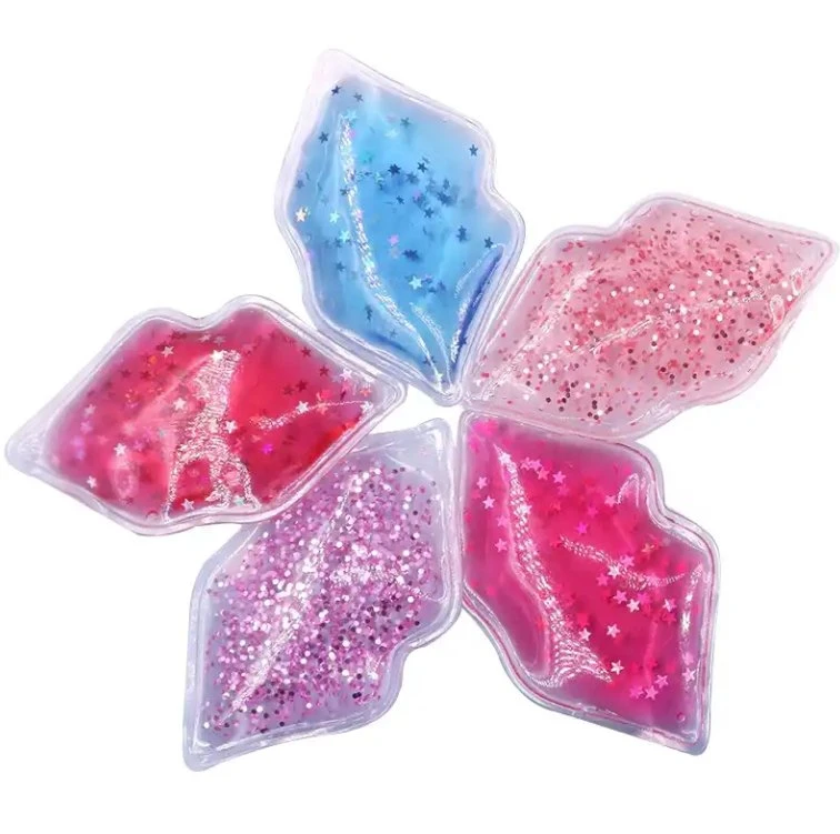 Wholesale Lip Shape Bead Ice Pack Gel Bead Hot Cold Pack