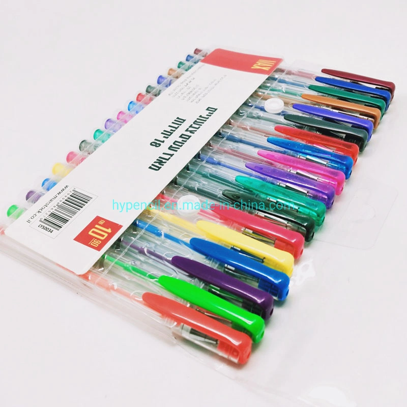 Office School Stationery Art Supplies 18 Gel Ink Pen