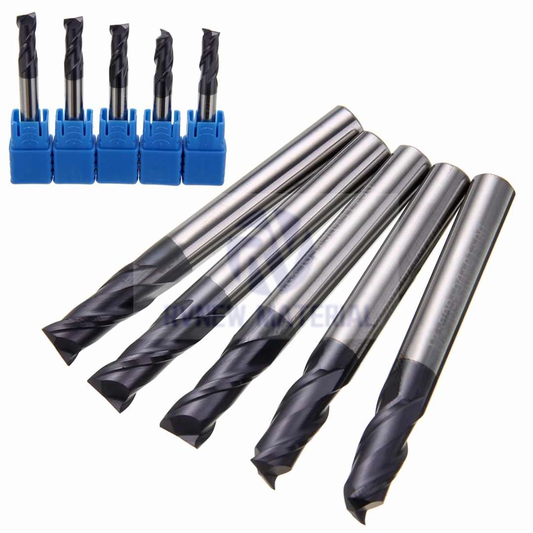 CNC Cutting Tools Preda Ferramentas Coated HRC60 Tungsten Carbide Drills for Stainless Steel