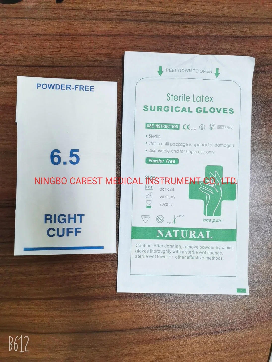 Powder Free Single-Use Sterile Surgical Latex Gloves Size 6.0-9.0