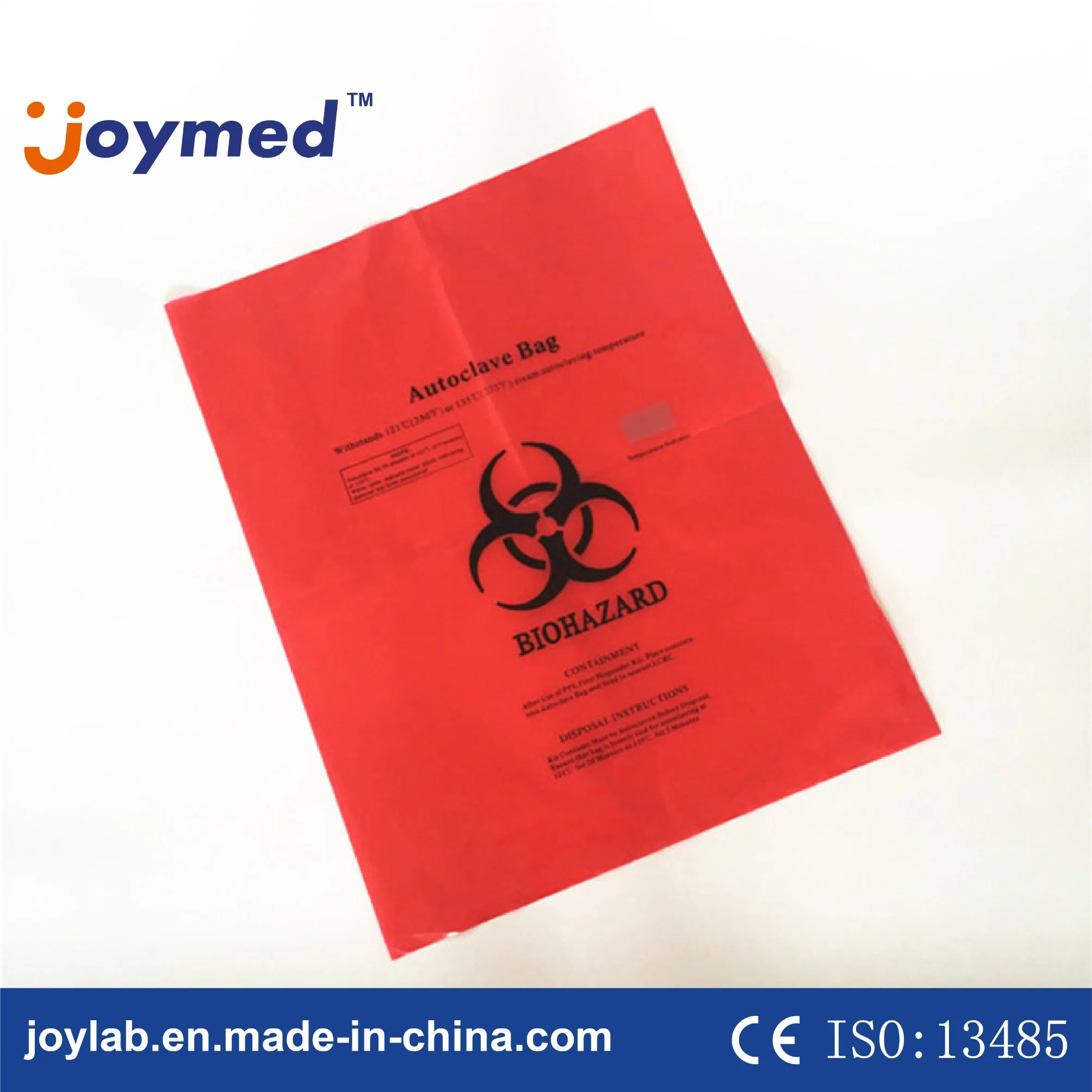 Wholesale/Supplier HDPE Autoclave Bio Medic Waste Biohazard Yellow Flat Bag